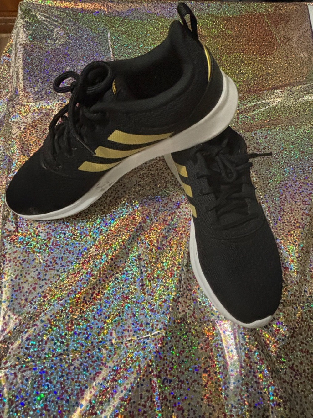 adidas Black and Gold Athletic Shoes Women’s 9 - Picture 2 of 9